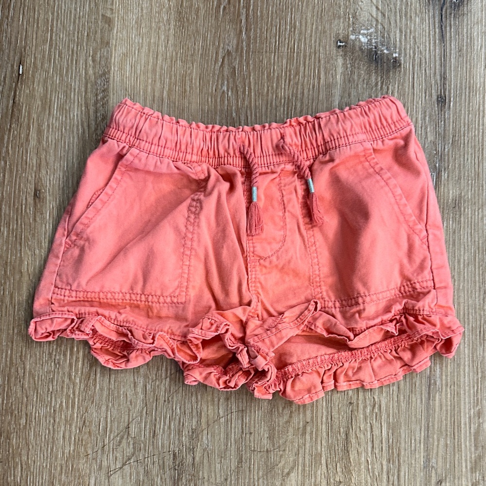 GAP Coral Ruffle Hem Kids Shorts